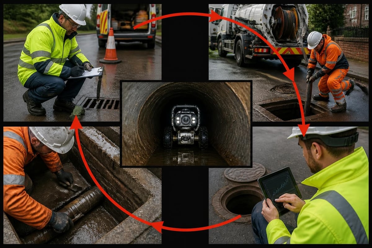 Drainage maintenance workflow