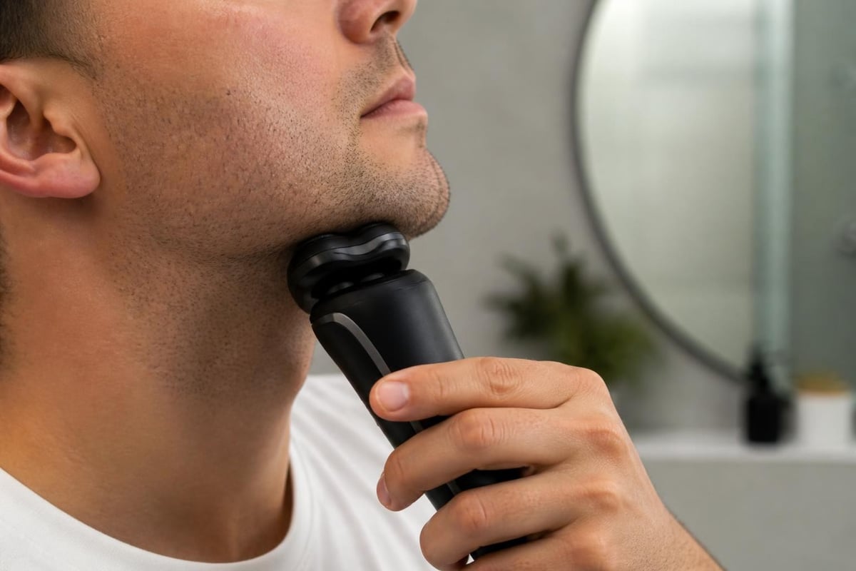 Face trimmer blade mechanics