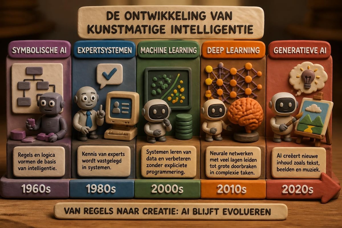 AI evolutie tijdlijn