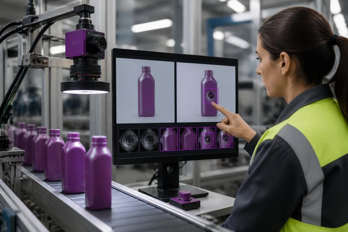 AI quality inspection workflow