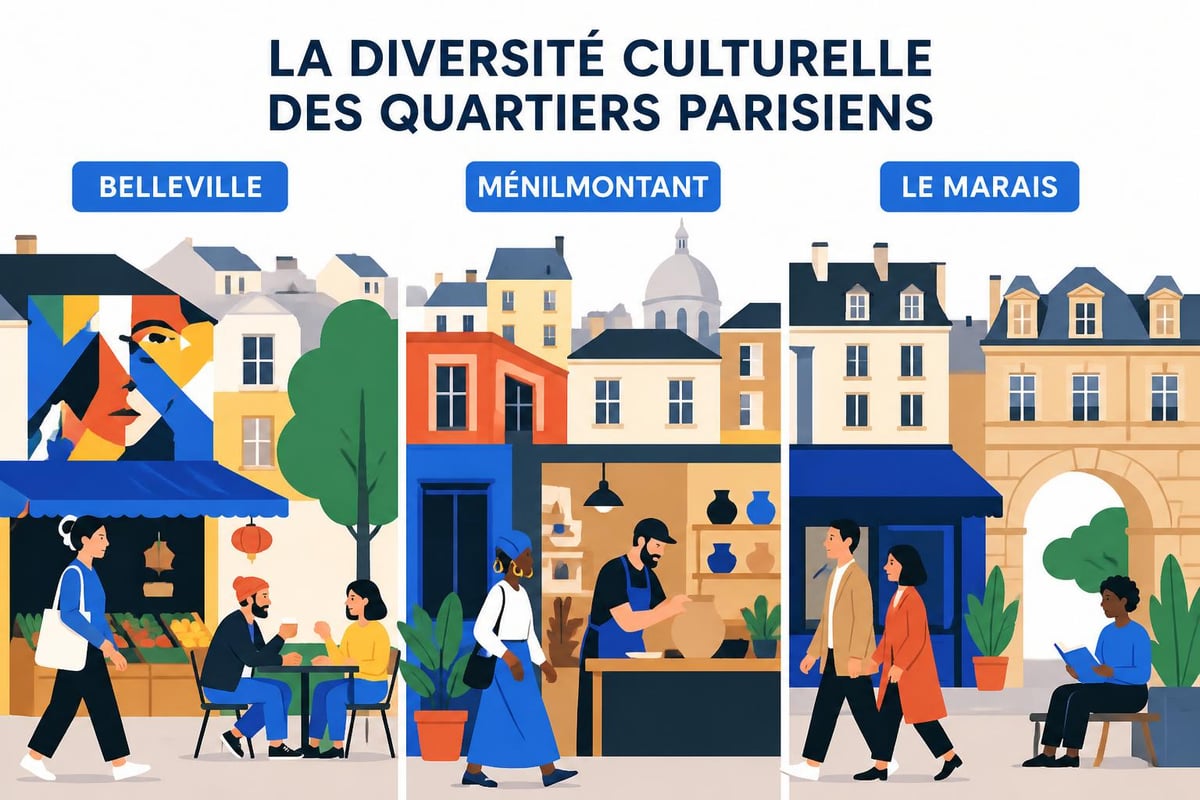 Quartiers parisiens authentiques