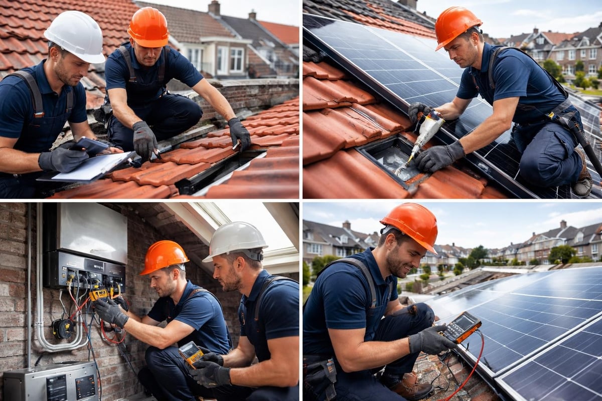Verantwoordelijkheden plaatser zonnepanelen