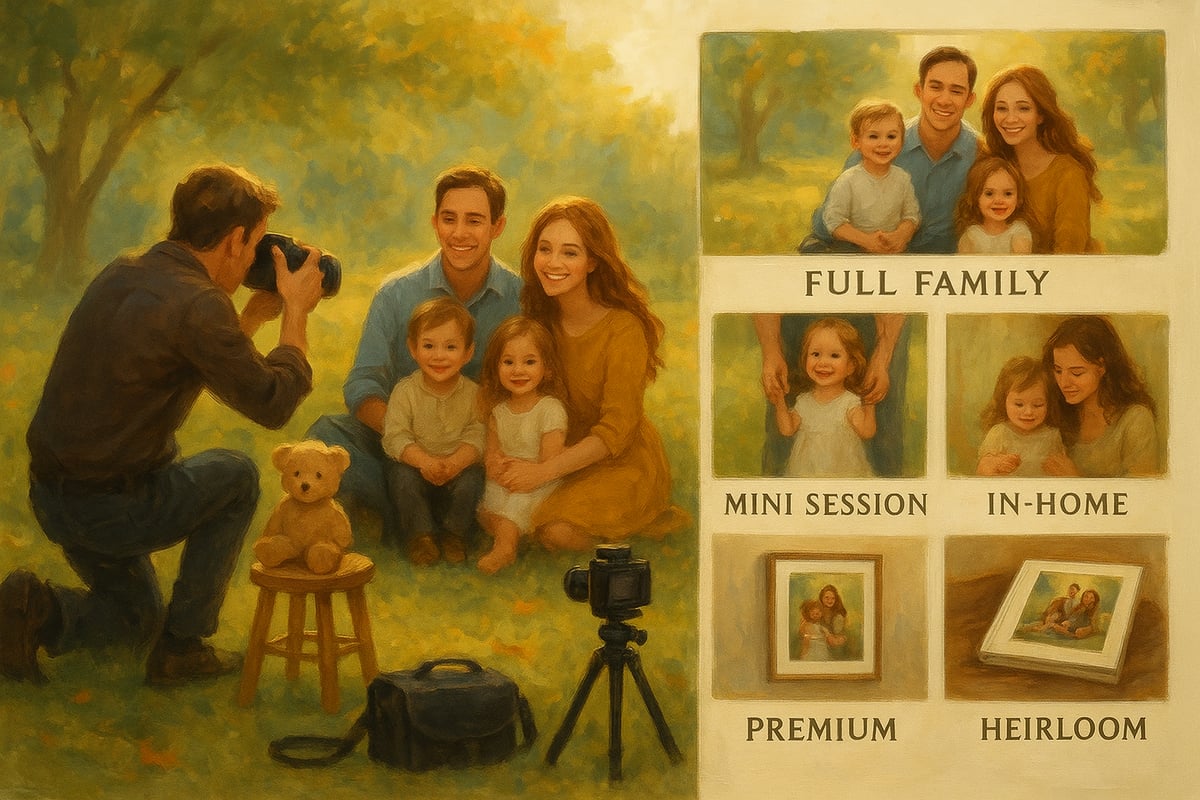 Typical Family Photography Packages and What’s Included