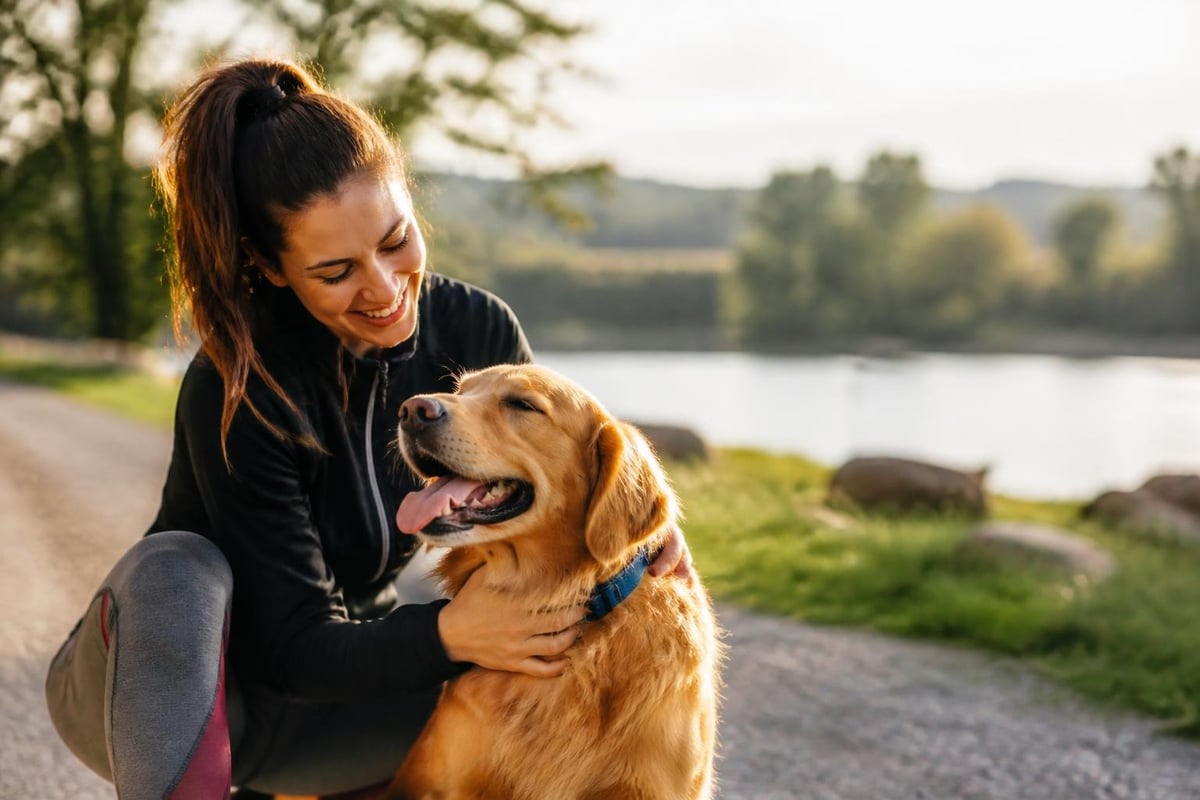 Golden Retriever wellness routine