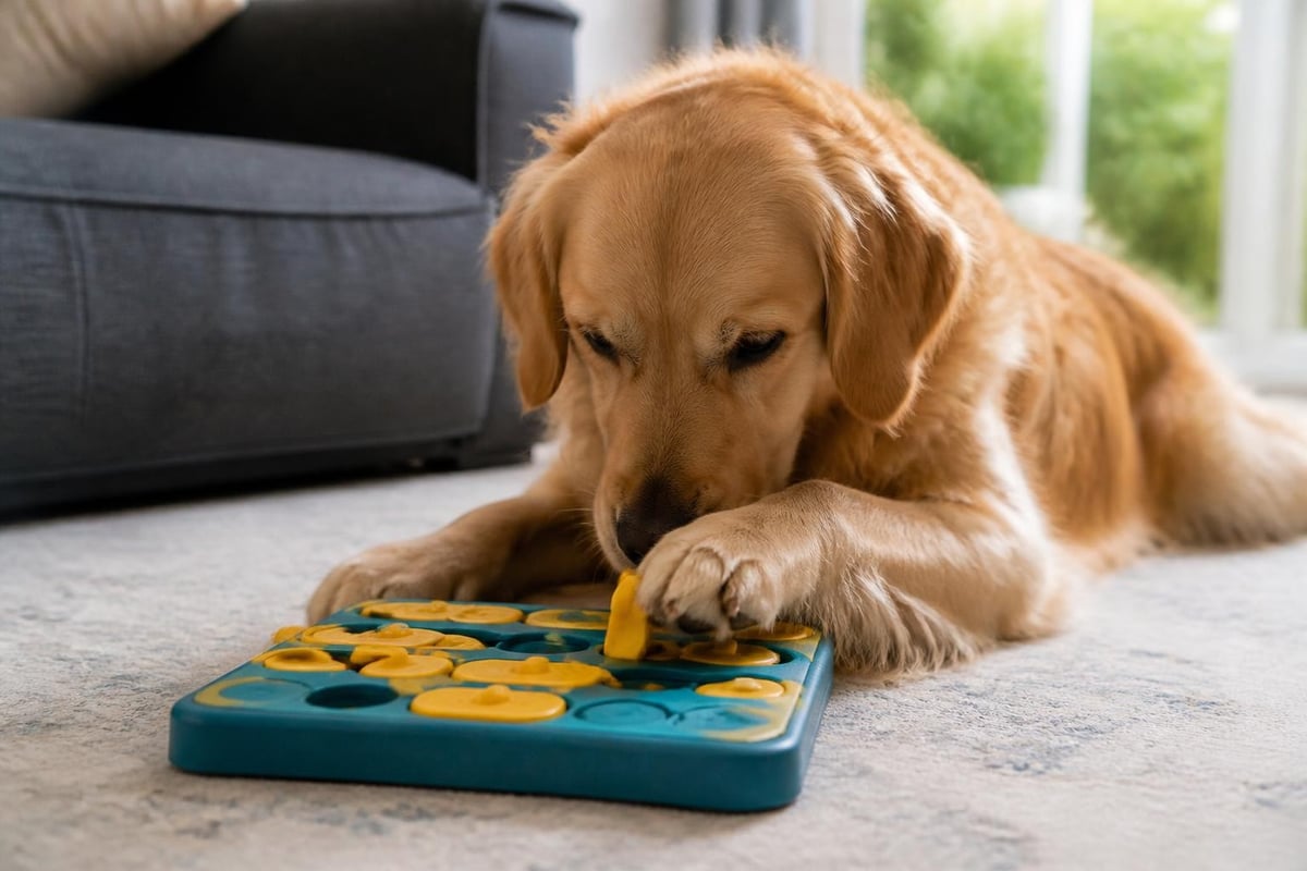 Golden Retriever enrichment activities
