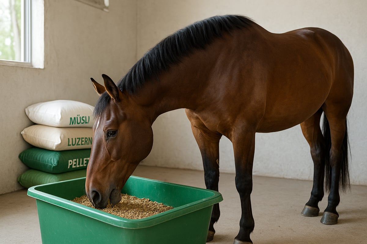 Auswahl des richtigen Pferdefutters für Muskelaufbau