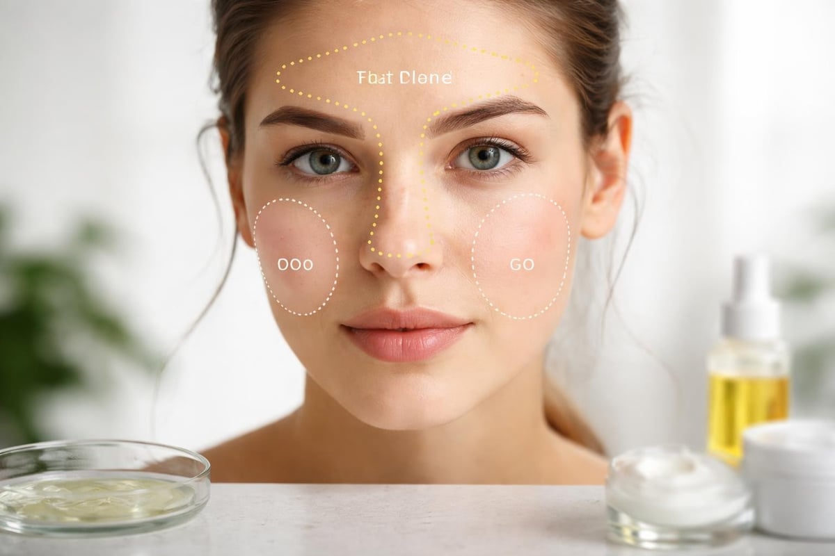 Combination skin zones