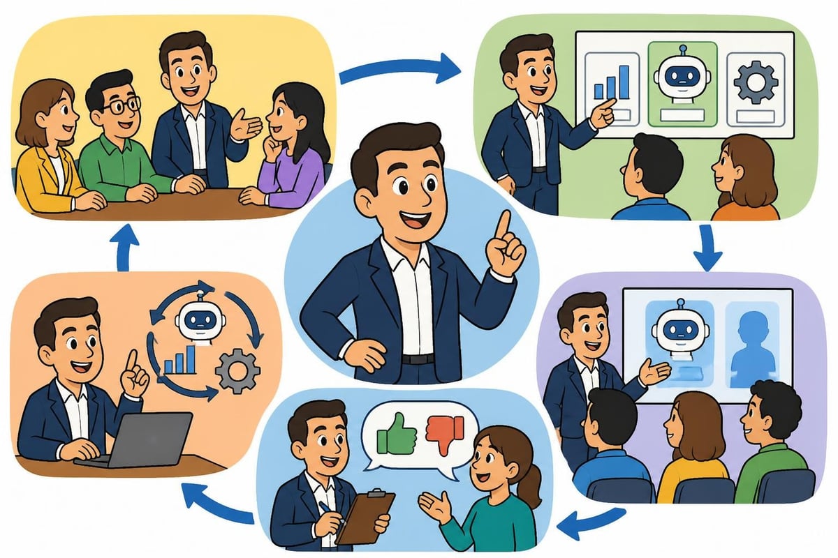 AI change management workflow