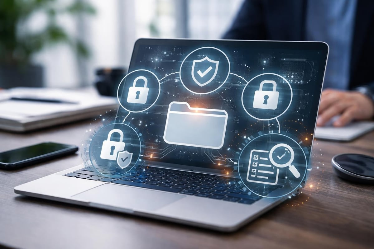 Security layers in file sharing