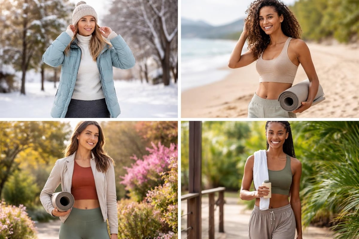 Seasonal yoga wardrobe planning