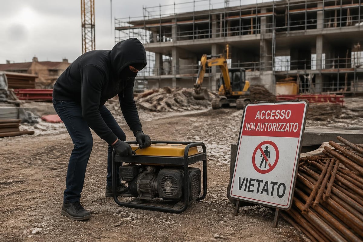 Minacce alla sicurezza nei cantieri