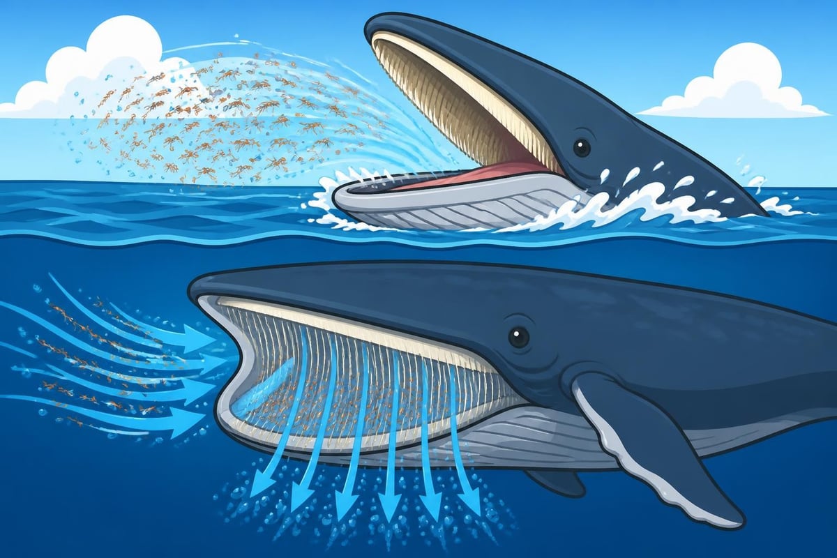 Walvis voedingspatronen
