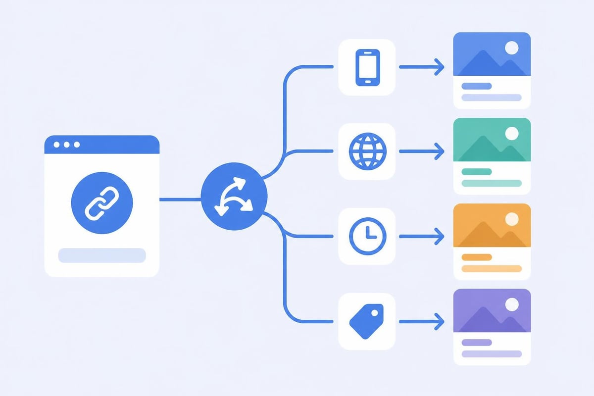 Link routing diagram