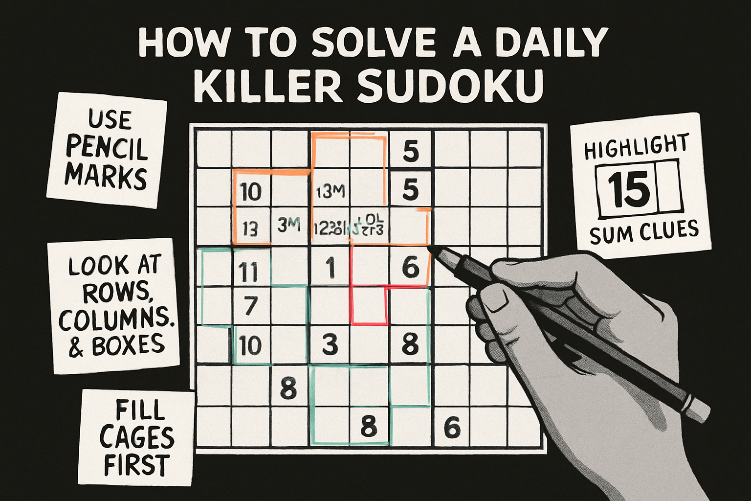 Step-by-Step: How to Approach a Daily Killer Sudoku Puzzle