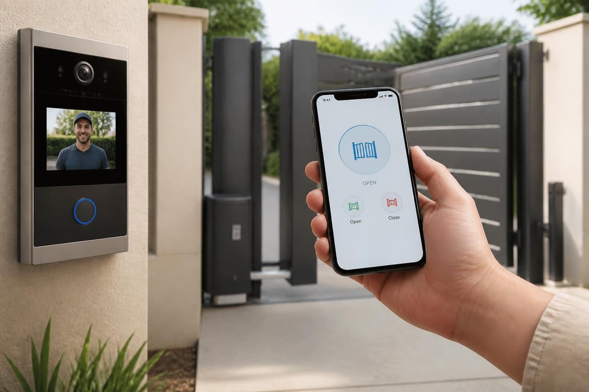 Smart gate motor features