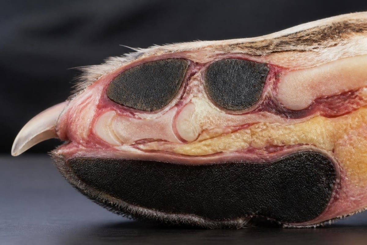 Dog paw pad anatomy
