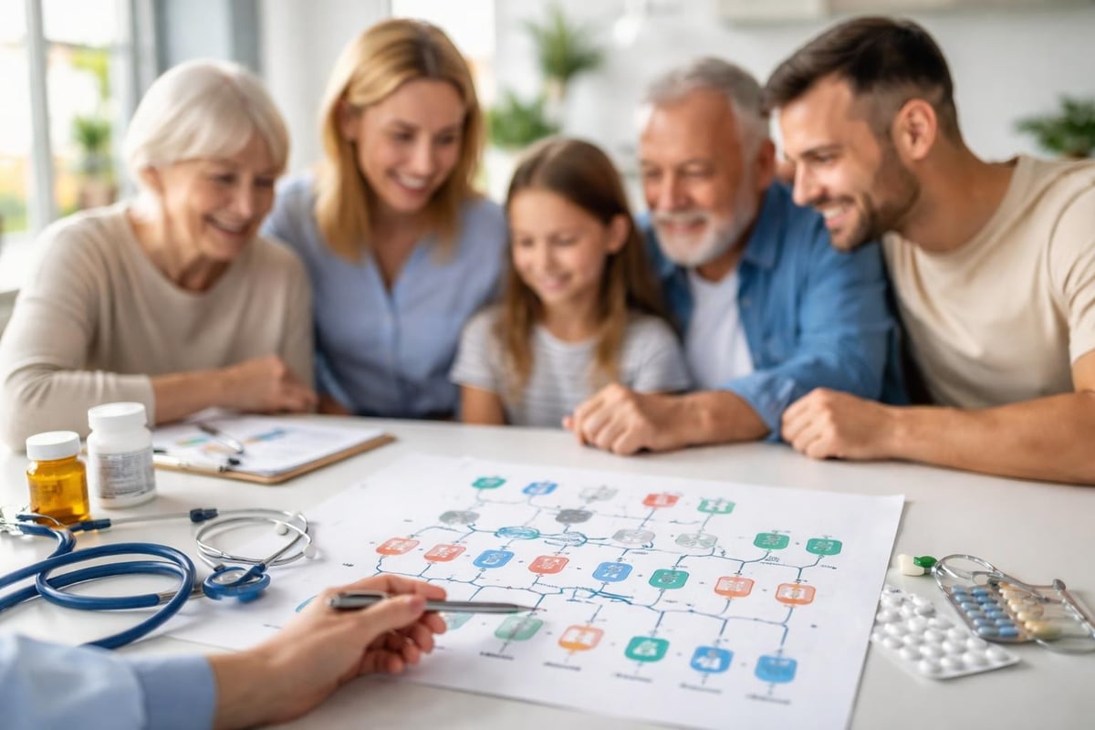 Family health history tracking