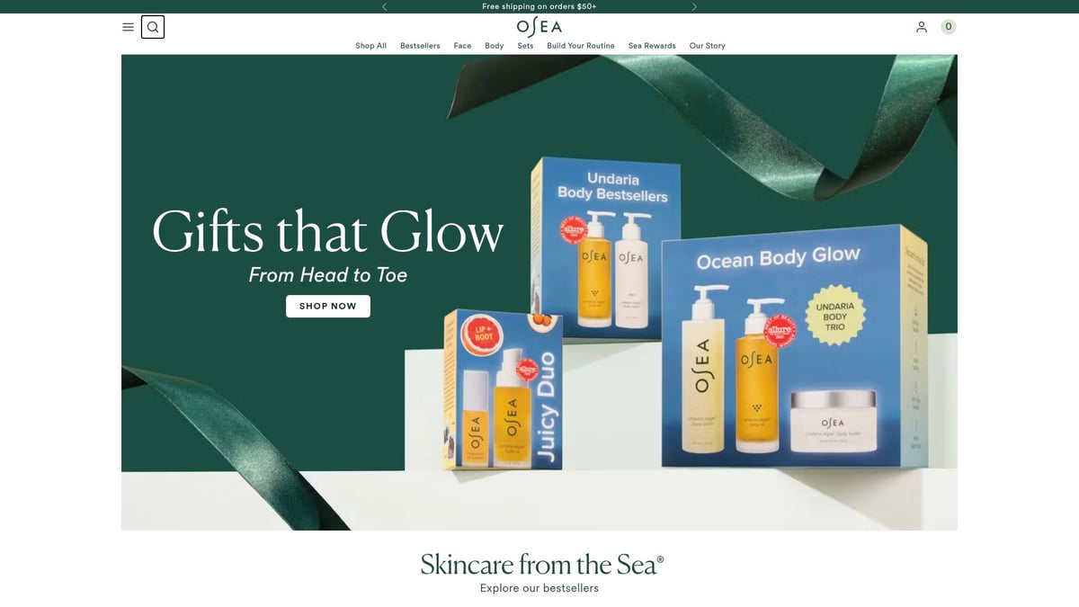 9 Essential Herbal Skin Products for Glowing Skin in 2026 - Osea Malibu Ocean Cleanser