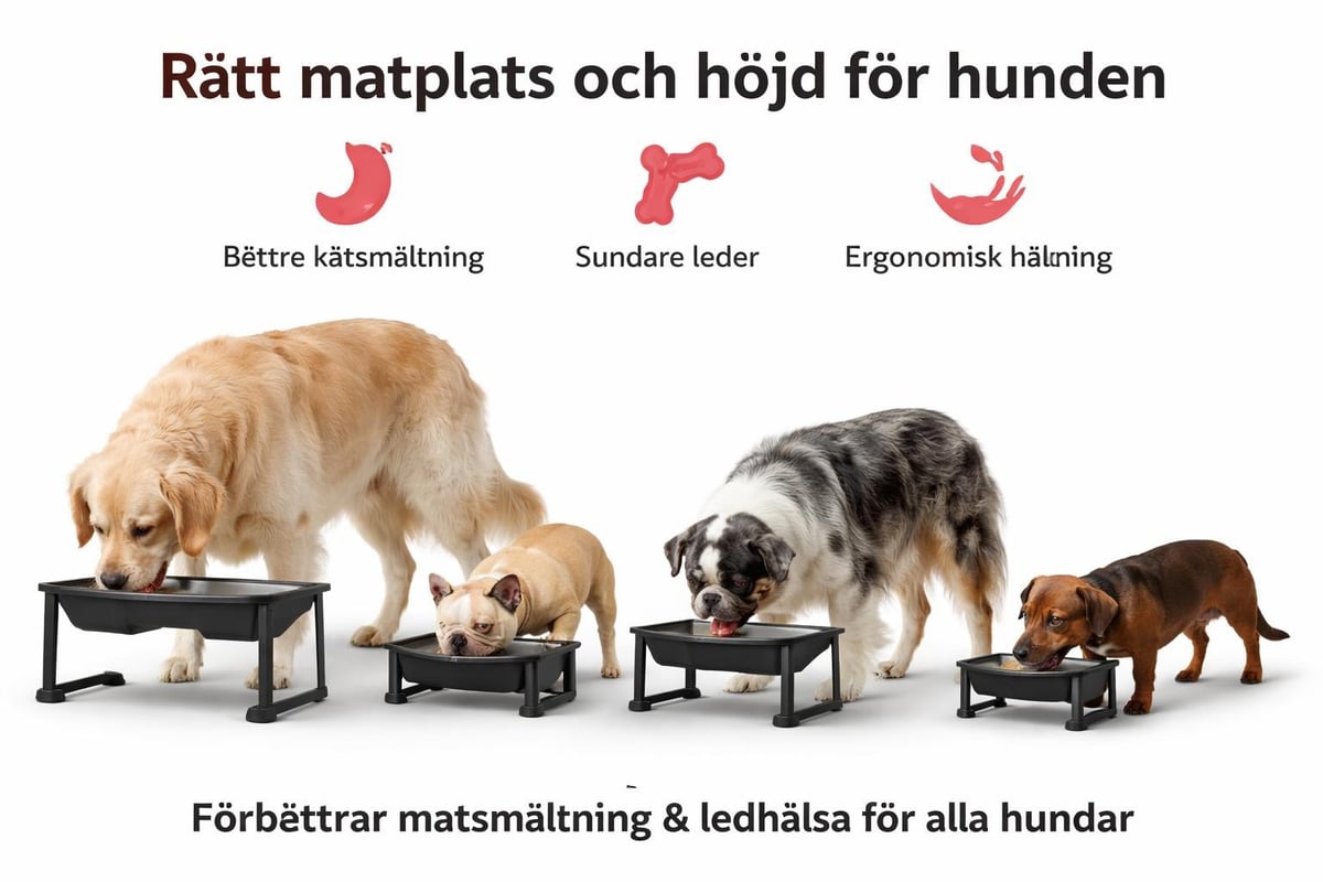 Hundmatsskålens ergonomi