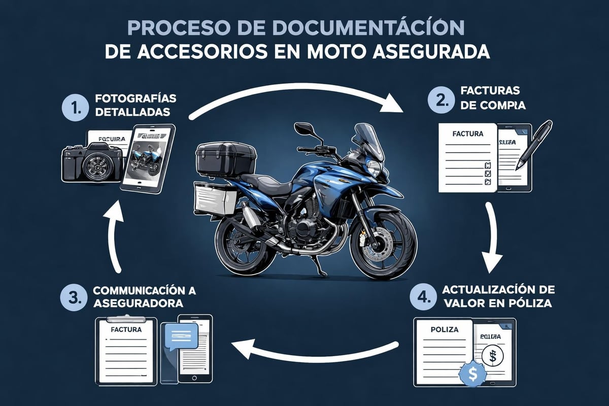Documentaci&oacute;n accesorios moto