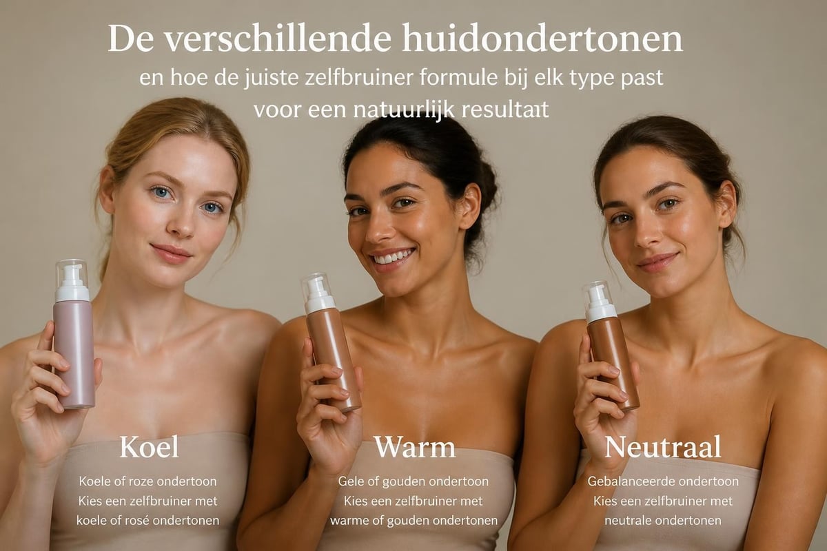Huidondertonen vergelijking