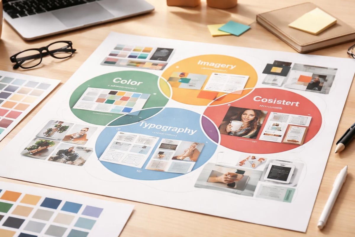 Marketing aesthetic components working together