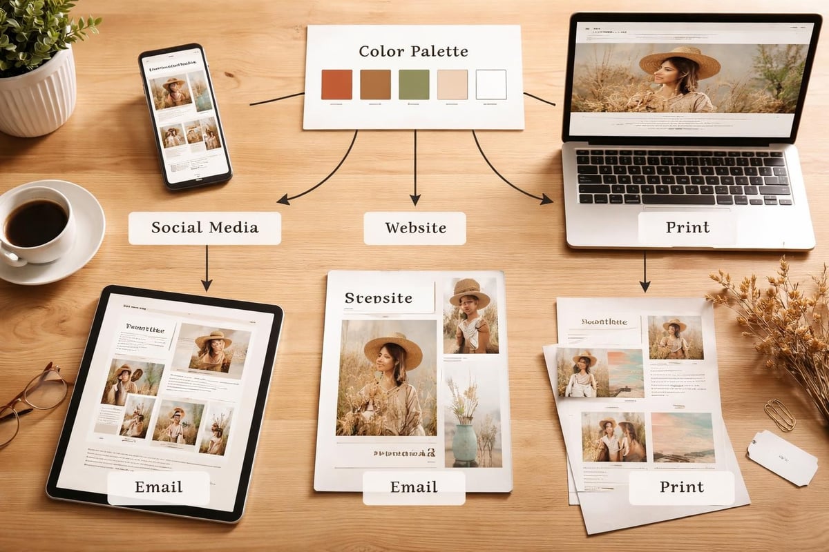 Cross-channel aesthetic consistency