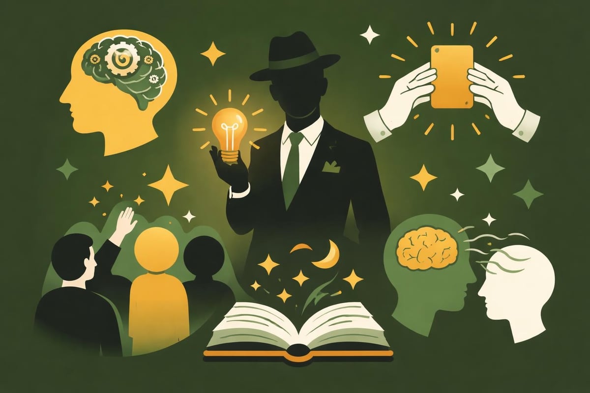 Mentalismus Performance Elemente