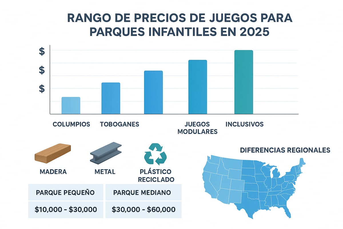 Precios de Juegos para Parques Infantiles en 2025: Rango y Comparativas