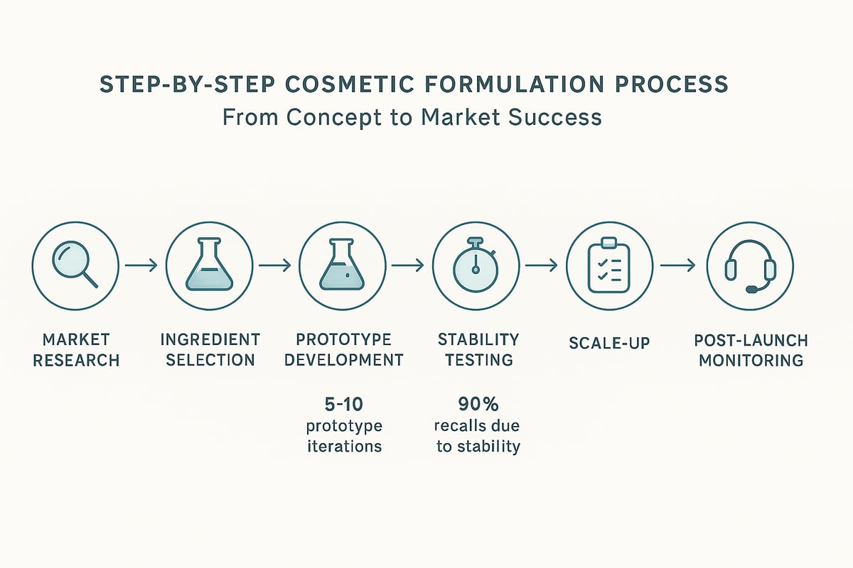 Step-by-Step Cosmetic Formulation Process