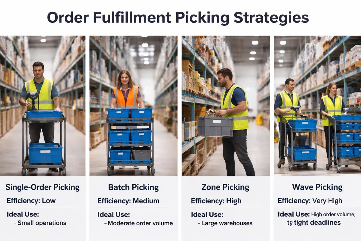 Order fulfillment optimization methods