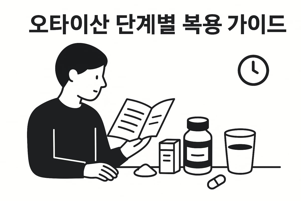 오타이산 효과적인 사용법 – 단계별 복용 가이드