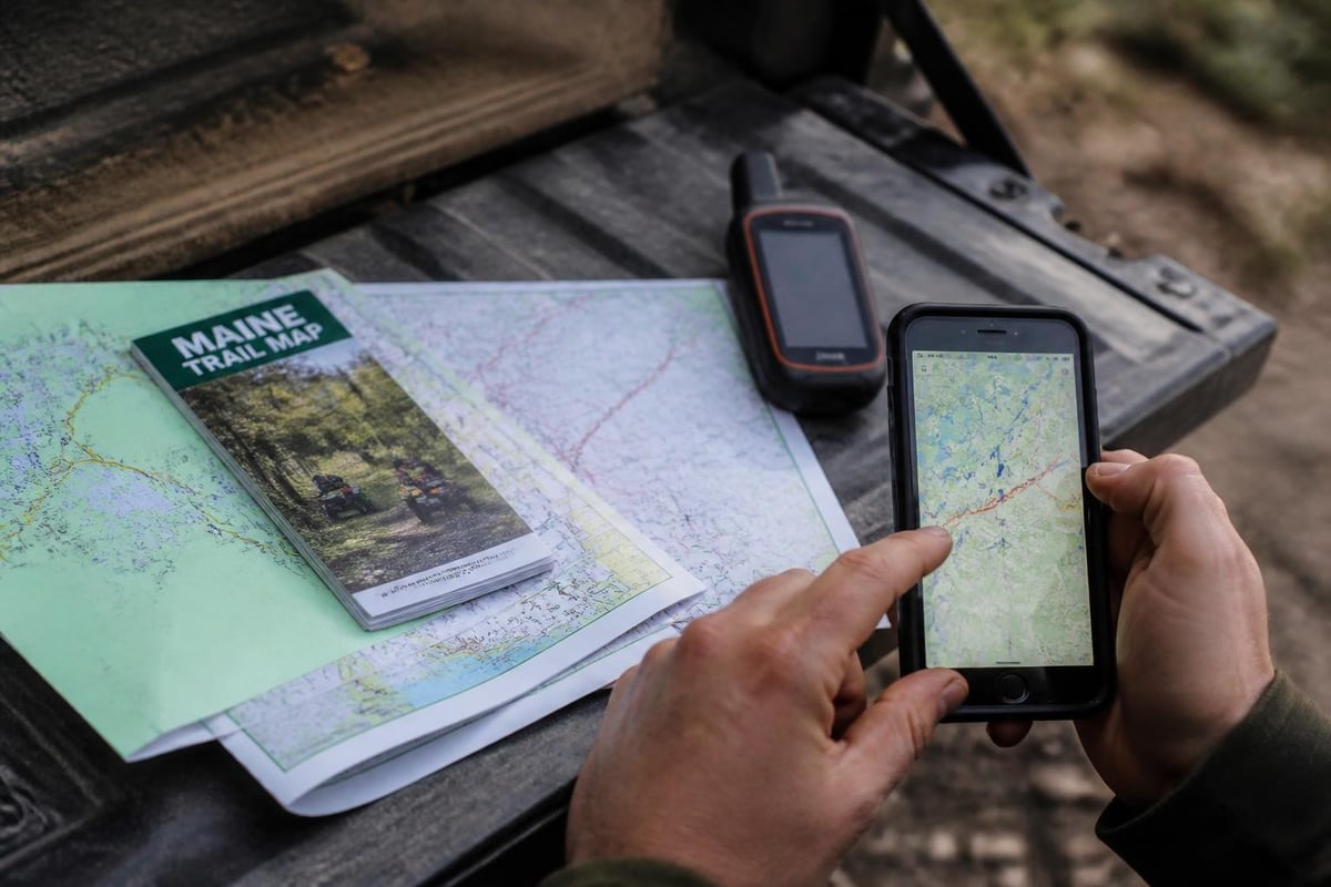 Maine ATV map types