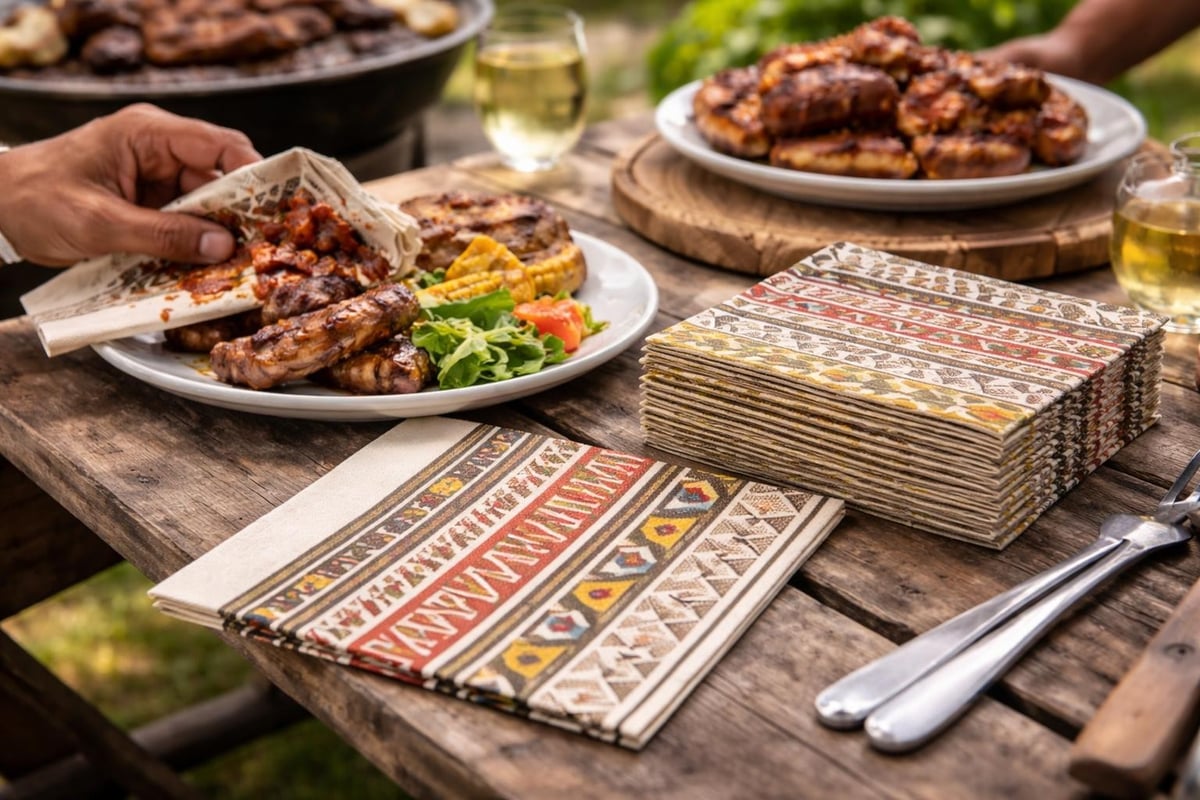 Premium napkin selection criteria