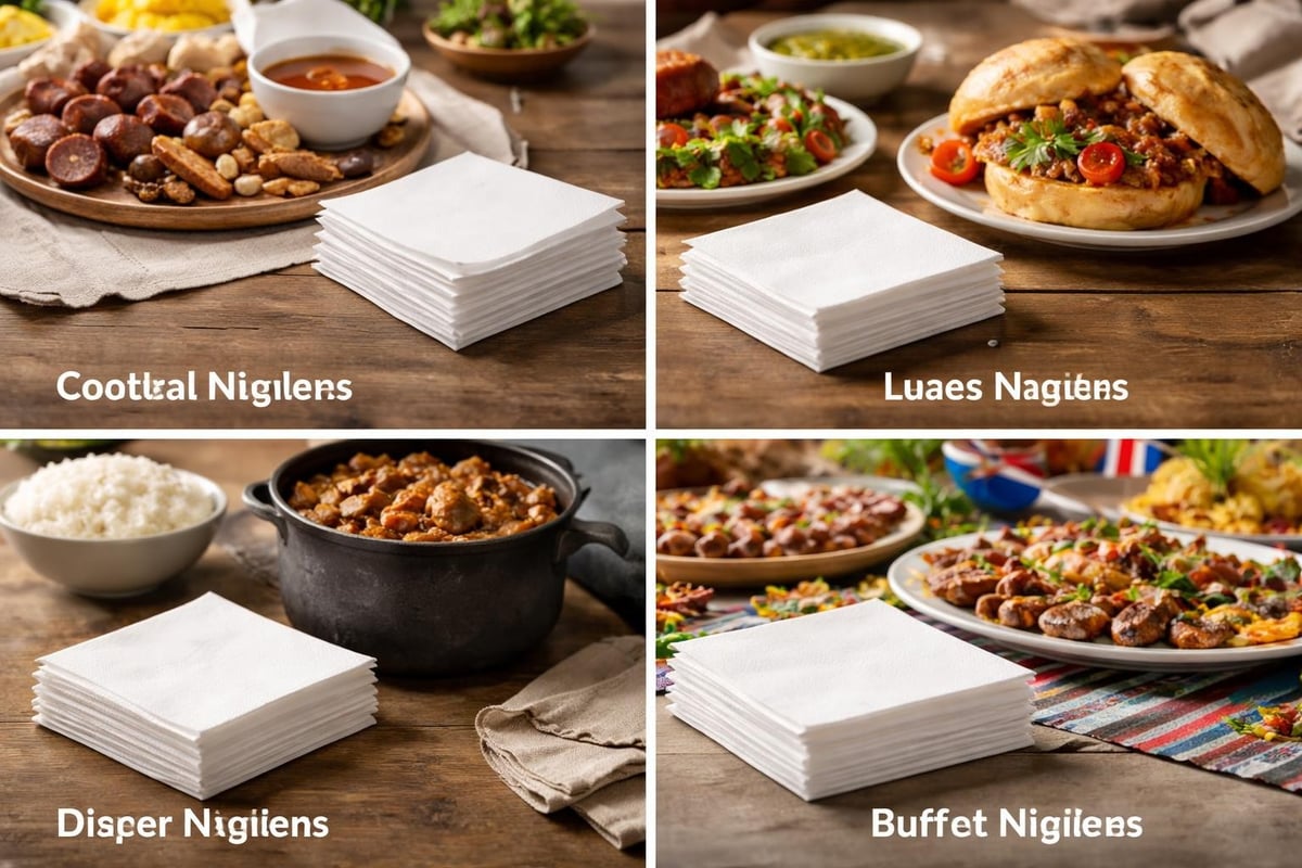 Napkin types for occasions