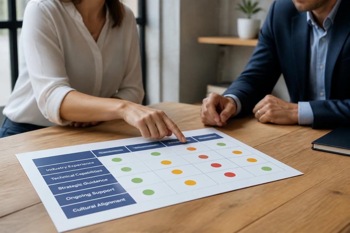 Solutions partner evaluation criteria