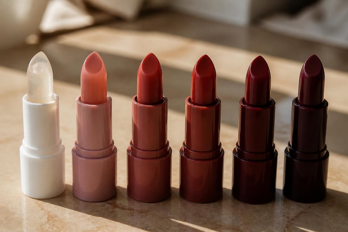 Lip balm color spectrum