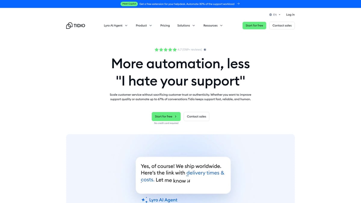 7 Essential AI Platforms For Business Success In 2026 - Tidio