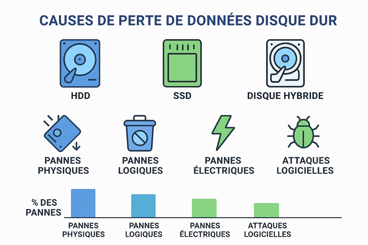 Comprendre la perte de données sur disque dur