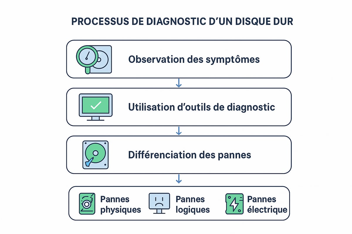 Diagnostic : identifier la panne de son disque dur