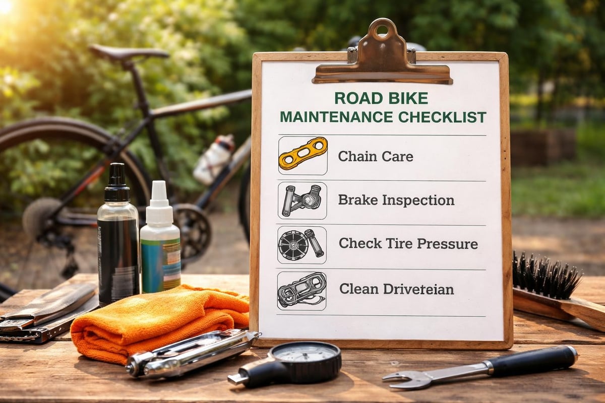 Road bike maintenance schedule