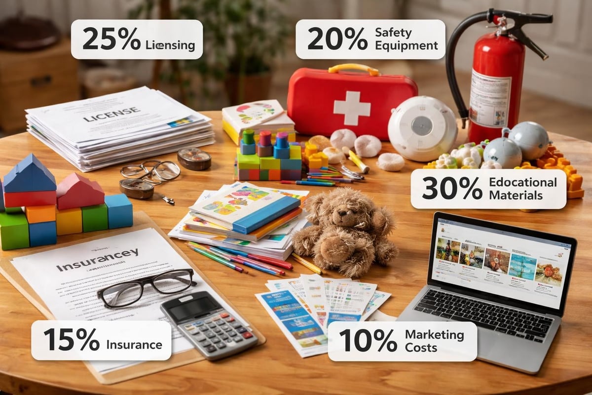 Home daycare startup budget breakdown