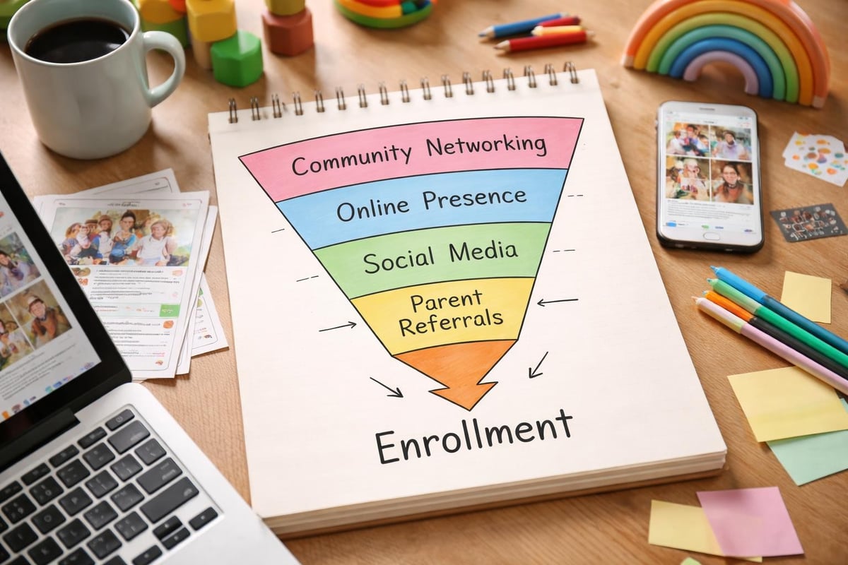 Home daycare marketing channels