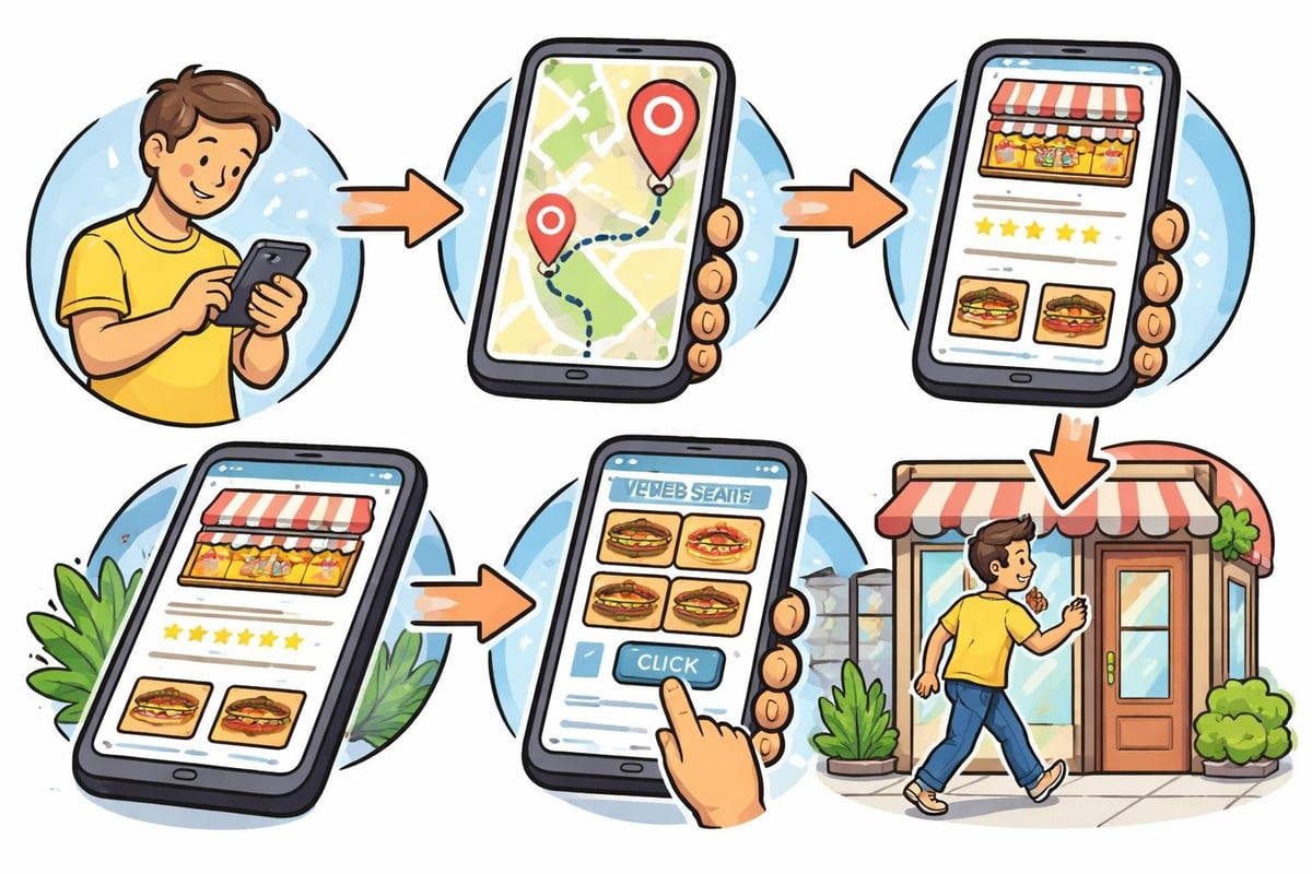 Local search user journey