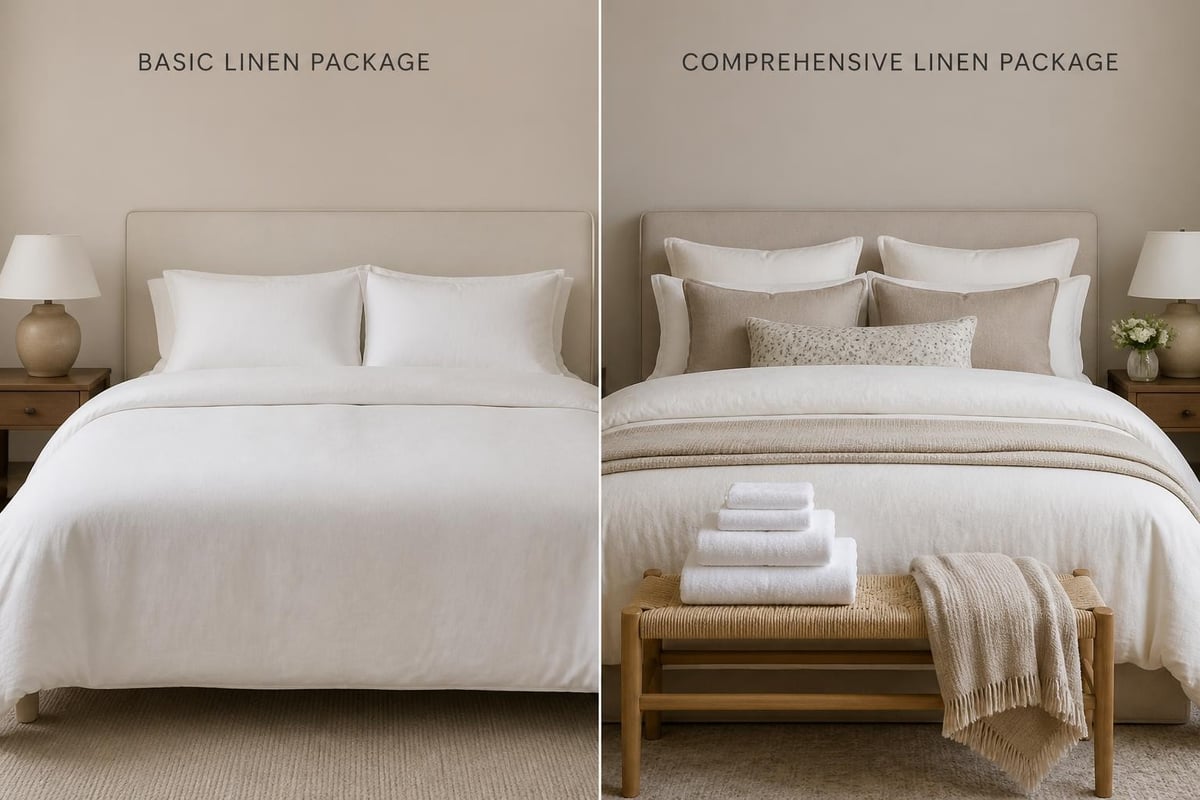 Types of bedding packages