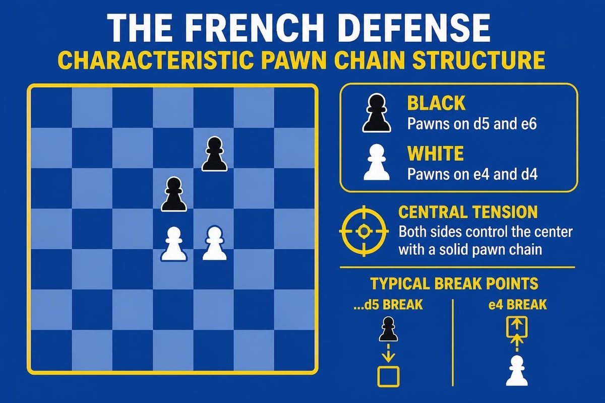 French Defense pawn structure