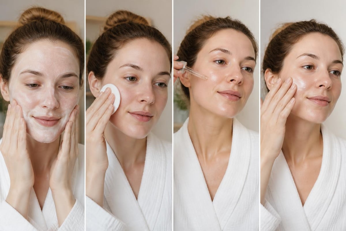 Layering skincare products