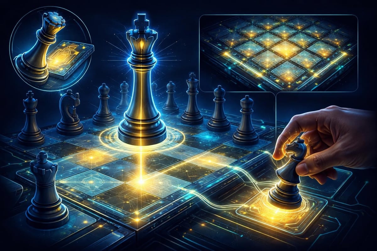 DGT sensor technology detecting chess pieces