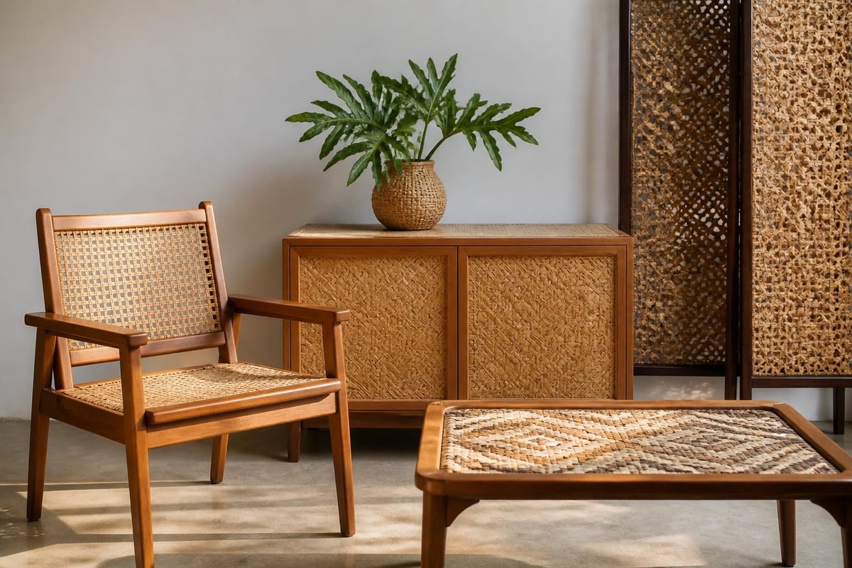 Rattan weaving patterns