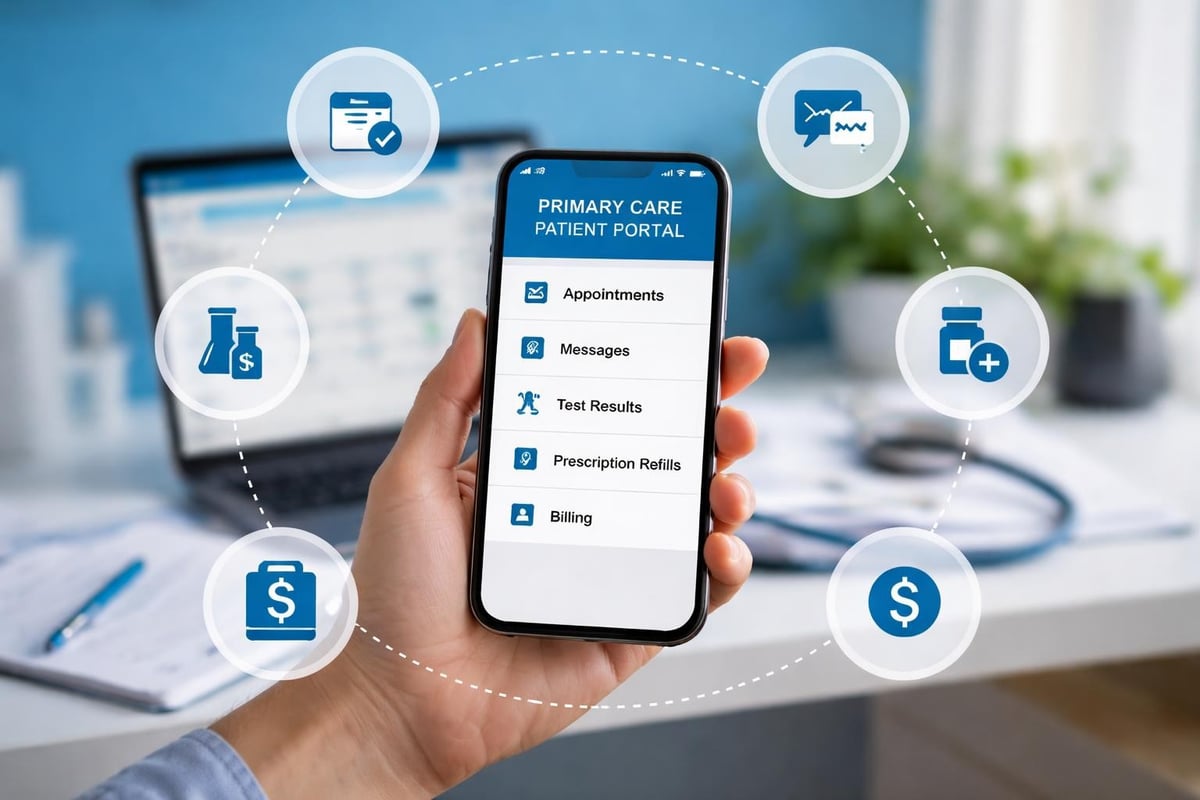 Patient portal features